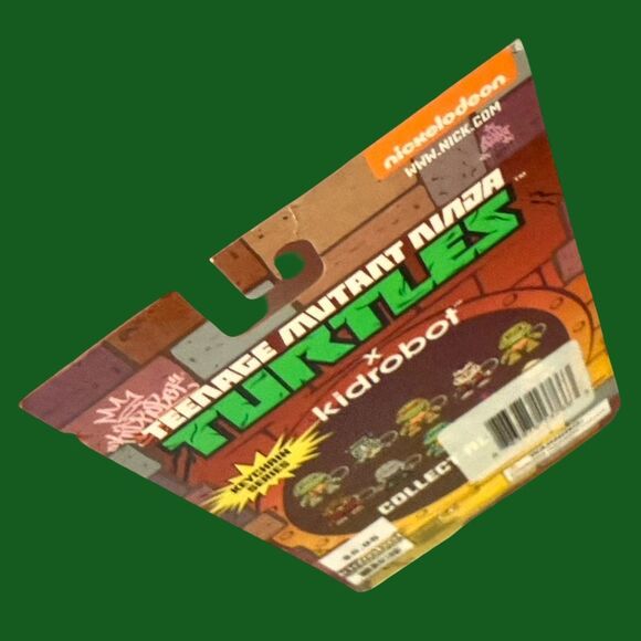 NIP Kidrobot X Teenage Mutant Ninja Turtles TMNT Keychains Raphel Sealed A14 - Picture 4 of 8